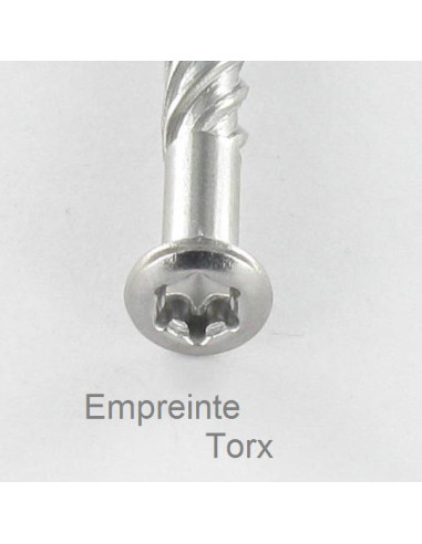 Parafuso de terraço pico cut TEKOR cabeça fresada de panela TORX T20 4,5X60 cut ponto antifenda tipo 17 Aço