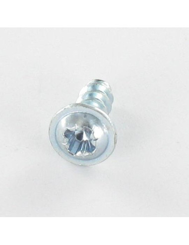 Parfuso de pvc cabeça de cogumelo Pozi PZ6 4X25 Aço zinco branco