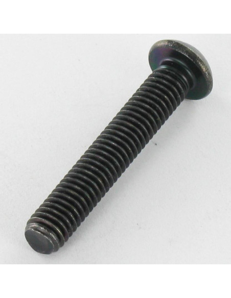 Parafuso de metais Aço inoxidável A2 Preto Parafuso de Cabeça Oca Sextavada M8X20 rosca total chave de 5