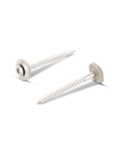 Parafuso para telhas cabeça fresada de panela TORX T20 Aço inoxidável A2 4,5X70 Arruela estanque com junta de