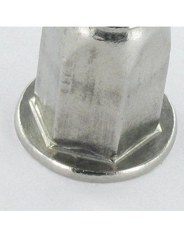 Porca rebite Aço inoxidável cabeça plana hexagonal M5X14 ENTRADA 30