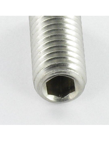 Parafuso de metais Aço inoxidável A2 sem cabeça sextavado oco chave de 1.5 M3X12 perno plano microparafusos