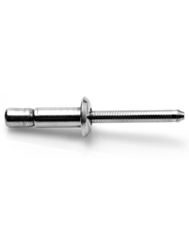 Rebite Cego HIGHBOLT Cabeça redonda padrão Totalmente em Aço Inoxidável 6,4X19