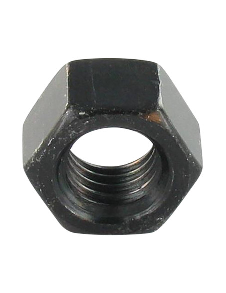 Porca sextavada M10 Aço inoxidável A2 Preto - Parafuso Express