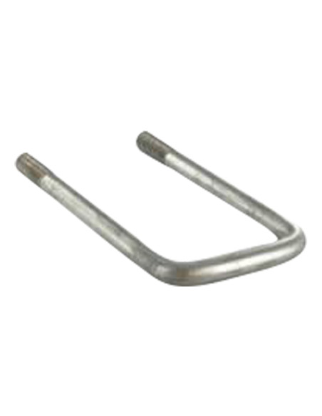 Parafuso em forma U fundo direito ou plano M12/30/30 125X51X125 Aço inoxidável A4