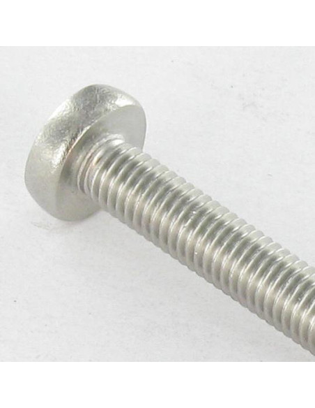 Parafuso de metais cabeça abaulada larga Pozi PZ6 M4X16 Aço inoxidável A4