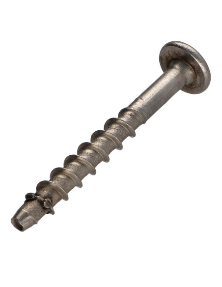 Parafuso de betão cabeça cabeça panela TORX T30 Aço inoxidável A4 7,5 x 100 roscado sobre 45