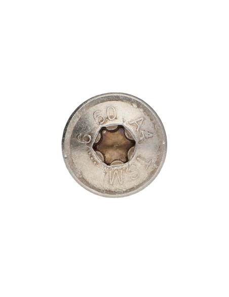 Parafuso de betão cabeça cabeça panela TORX T30 Aço inoxidável A4 7,5 x 100 roscado sobre 45