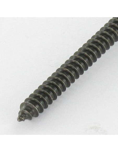 Parafuso de chapa Aço inoxidável A2 Preto cabeça abaulada larga Pozi 4,8X38 EP3