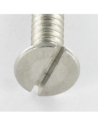 Parafuso de chapa Aço inoxidável A2 cabeça fresada sulcada 3,9X16