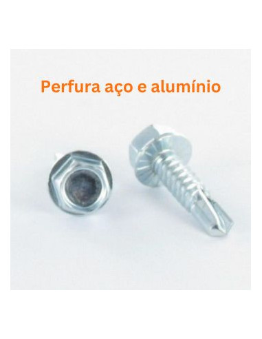Autoperfurante cabeça hexagonal 4,8X25 Aço inoxidável AISI 410