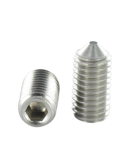 Parafuso de metais Aço inoxidável A2 sem cabeça sextavado oco chave de 5 M10X16 perno roscado sextavado interior
