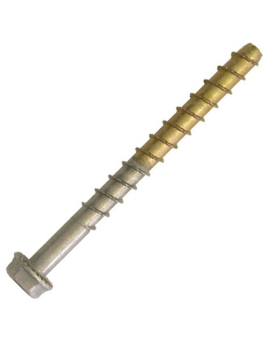 Parafuso Betão Bimetal Aço inoxidável A4 Aço bruto cabeça hexagonal 10X120