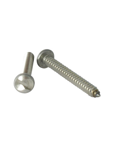 Parafuso de chapa Seguro cabeça cilíndrica ONE WAY 2,9 x 19 Aço inoxidável A2