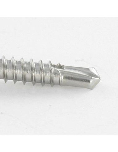 Autoperfurante cabeça cilíndrica quadrado phillips 4,8X19 SQ2+PH2 Aço inoxidável A2