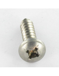 Parafuso de chapa Aço inoxidável A2 cabeça cilíndrica quadrado phillips 4,8X38 2