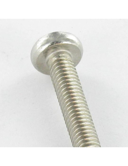 Parafuso autorroscante cabeça cilíndrica panela M4X10 Pozi PZ6 Aço inoxidável A2 Preto