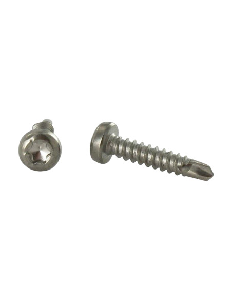 Autoperfurante cabeça cilíndrica TORX T15 3,9 x 19 Aço inoxidável A4