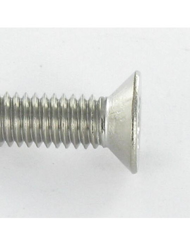 Parafuso de metais cabeça fresada M6X35 TORX T30 Aço inoxidável A2