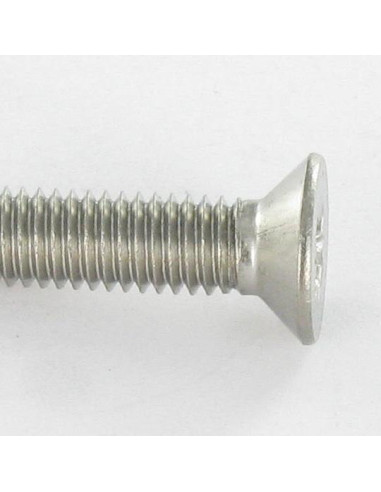 Parafuso autorroscante Aço inoxidável A2 cabeça fresada Pozi PZ5 M2,5X10 microparafusos