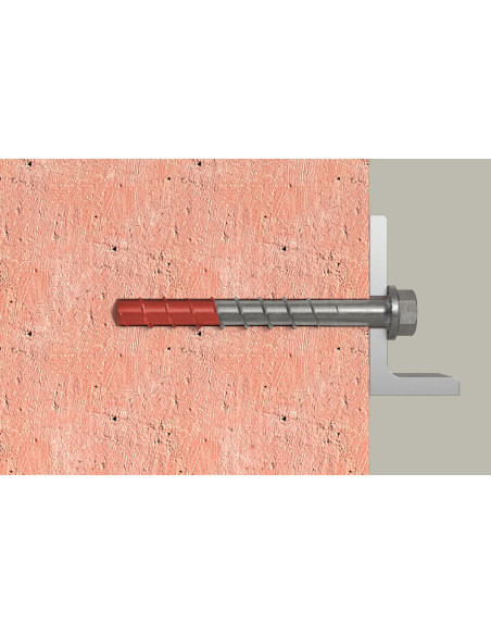 Parafuso de betão cabeça hexagonal FISCHER ULTRACUT FBS II NÓS 12X160 Aço inoxidável A4