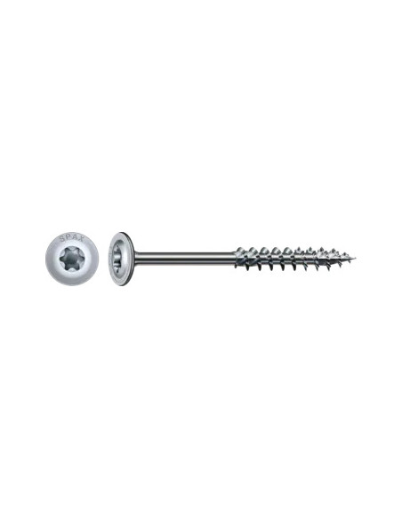 Spax Parafuso de madeira cabeça disco TORX T40 8X140 roscado sobre 80 4CUT WIROX