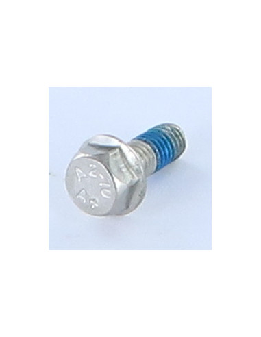 Parafuso de metais cabeça hexagonal flange lisa M5X12 Aço inoxidável A2 Freio roscado