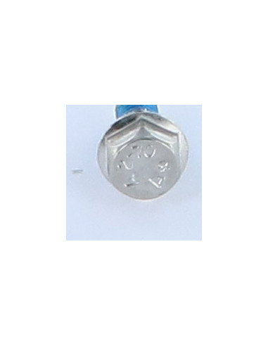 Parafuso de metais cabeça hexagonal flange lisa M5X12 Aço inoxidável A2 Freio roscado