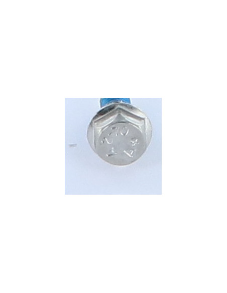 Parafuso de metais cabeça hexagonal flange lisa M5X12 Aço inoxidável A2 Freio roscado