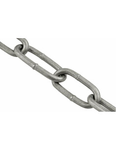 M Corrente direita com elos longos 6MM (venda ao metro) forte resistência à corrosão Aço galvanizado a quente