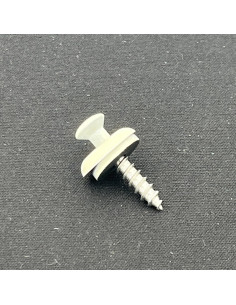Parafuso para telhas cabeça fresada de panela TORX T20 Aço inoxidável A2 RAL9010 branco puro 4,5X25 Arruela