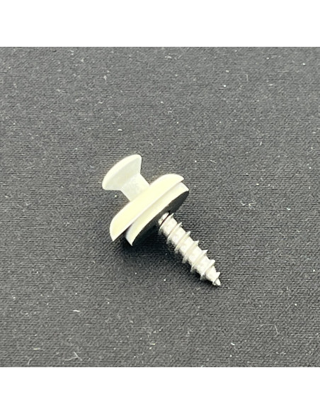 Parafuso para telhas cabeça fresada de panela TORX T20 Aço inoxidável A2 RAL9010 branco puro 4,5X25 Arruela