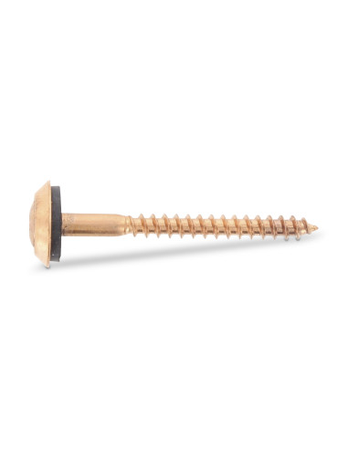 Parafuso para telhas cabeça fresada de panela TORX T20 Aço inoxidável A2 cobre 4,5X150 Arruela estanque com junta