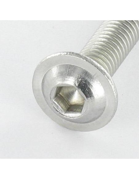 Parafuso de metais Parafuso de Cabeça Oca Sextavada flange com gola M8X30 chave de 5 Aço inoxidável A2