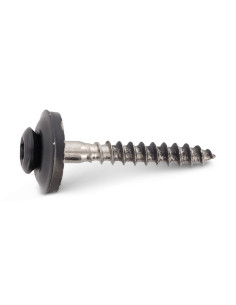 Parafuso para telhas cabeça fresada de panela TORX T20 Aço inoxidável A2 RAL7016 cinzento antracite 4,5X35 Arruela 2