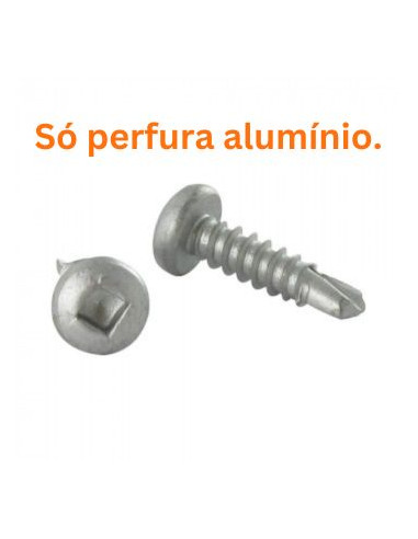 Autoperfurante Aço inoxidável A2 cabeça cilíndrica quadrado 4,8X13