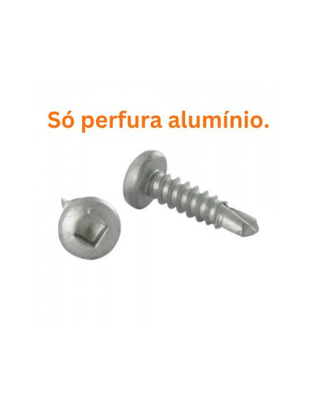 Autoperfurante Aço inoxidável A2 cabeça cilíndrica quadrado 4,8X13