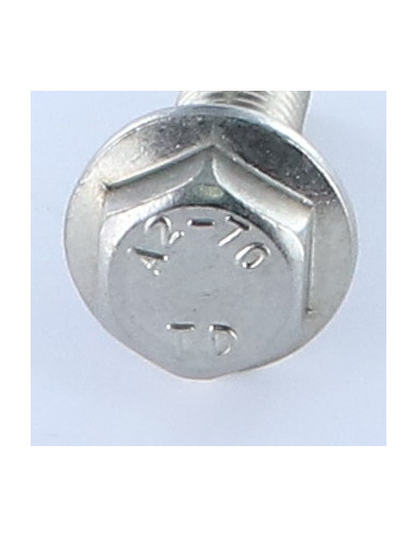 Parafuso de metais cabeça hexagonal flange lisa M10X35 Aço inoxidável A2
