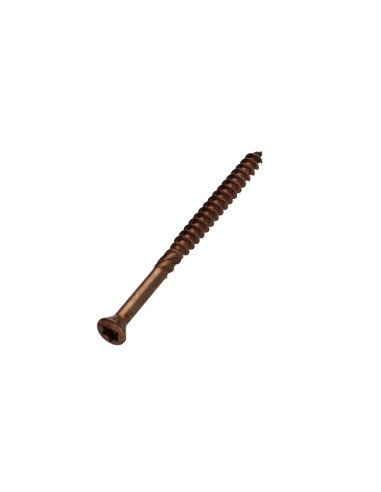 Parafuso de terraço pico cut TEKOR cabeça fresada de panela TORX T25 5X80 cut ponto antifenda tipo 17 Aço