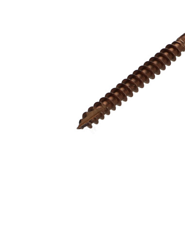 Parafuso de terraço pico cut TEKOR cabeça fresada de panela TORX T25 5X80 cut ponto antifenda tipo 17 Aço
