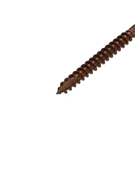 Parafuso de terraço pico cut TEKOR cabeça fresada de panela TORX T25 5X80 cut ponto antifenda tipo 17 Aço