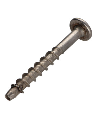 Parafuso de betão cabeça cabeça panela TORX T30 Aço inoxidável A4 7,5X80 roscado sobre 25