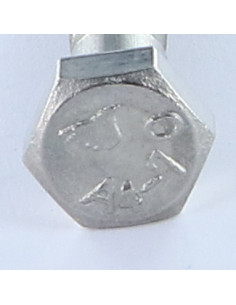 Corpo de parafuso cabeça hexagonal M8X50 Aço inoxidável A4 2