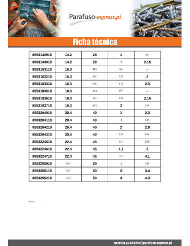 Rondela cónico PRIMAVERA Aço inoxidável 4,2X8X0,2