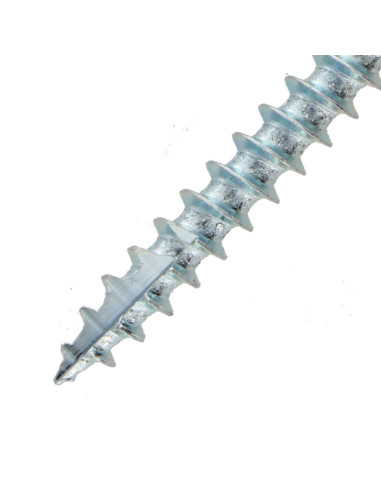 Balde de 385 Parafusos de madeira e aglomerado TEKOR 4X50 cabeça fresada TORX T20 cut ponto antifenda tipo 17 Aço