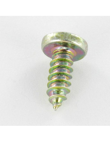 Parafuso de chapa cabeça abaulada larga Pozi 3,9 x 9,5 Dicromato