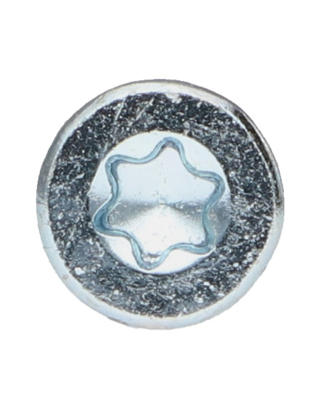 Balde de 385 Parafusos de madeira e aglomerado TEKOR 4X50 cabeça fresada TORX T20 cut ponto antifenda tipo 17 Aço