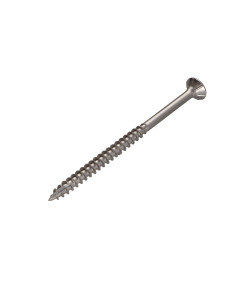 Parafusos de madeira e aglomerado TEKOR Aço inoxidável A2 cabeça fresada dentado TORX T25 5X80 roscado sobre 50 cut 2