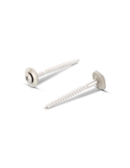 Parafuso para telhas cabeça fresada de panela TORX T20 Aço inoxidável A2 5X250 Arruela estanque com junta de