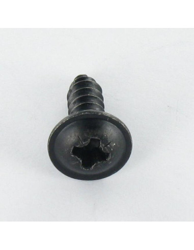 Parafuso de chapa cabeça de cogumelo Pozi 3,5 x 25 Aço zinco preto